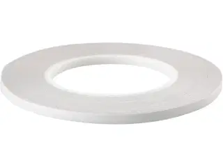 Dobbeltklæbende Tape 6 mm x 50 m - Stærk & Usynlig