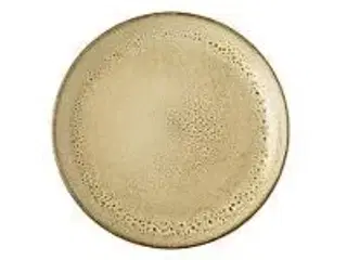 12 stk. Tallerken stentøj oliven 240 mm Rustik