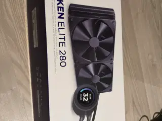 Nzxt vandkøling 280 HELT NY ALDRIG MONTERET