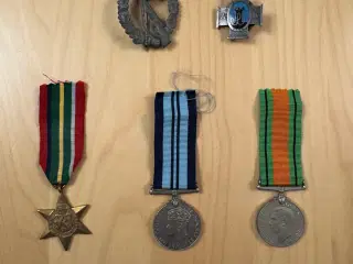 Forskellige medaljer - bl.a. tysk infanterimedalje