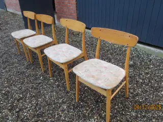 4 stk Findahl Spisestuestole med stof