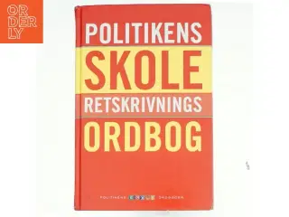 Politikens skoleretskrivningsordbog (Bog)