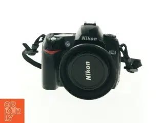 Nikon D70-kamera med 20mm 1:2.8 D linse og oplader fra Nikon