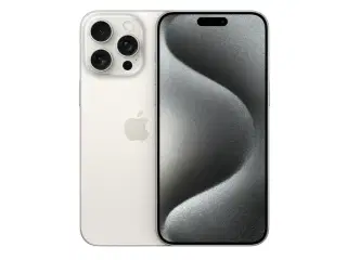 Apple iPhone 15 Pro 256GB  (Hvidt titanium) eSIM - Grade B