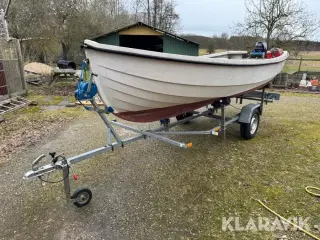 Rudkøbing jolle og bådtrailer Niewiadow BS750, N2B1