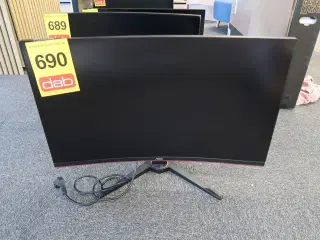 AOC CQ32G1 31,5" buet gaming skærm (sort)