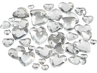 Sølv Rhinsten 6-14 mm - 252 stk. til Dekoration