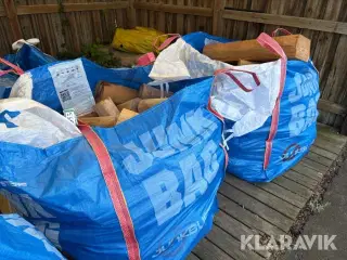 Træklodser robinie træ - 3 big bags
