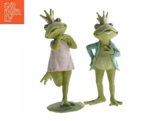 Frø prins og prinsesse dekoration (str. 16 cm)