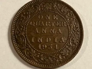 One Quarter Anna India 1954