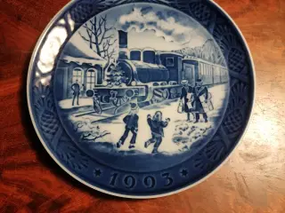 Royal Copenhagen juleplatte 1993