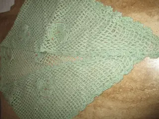 Smukt grønt sjal