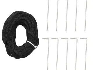Julelys til flagstang 550 LED'er 300 cm varmt hvidt lys