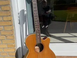 Halvakustisk Western guitar