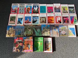 Rejsebøger 30 stk