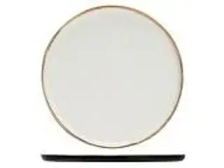 12 stk. Tallerken melamin lysgrå 270 mm Plato