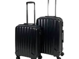 Bon Goût Milano Hardcase 2 pak trolleysæt sort