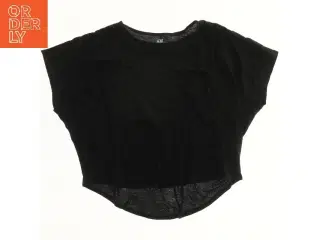 Sort bluse fra H&M (str. 152)