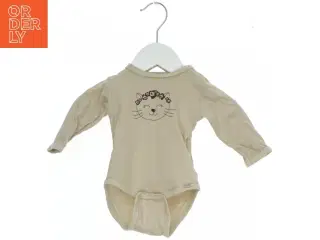 Langærmet cremefarvet body fra Minymo (str. 56)