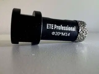 2 stk. ETE Professionel Diamantboremaskine 20Ø M14