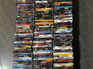 Dvd filmstor samling sælges i alt 220 stk