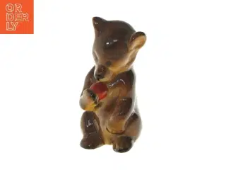 Keramik bjørn figur (str. 10 cm)