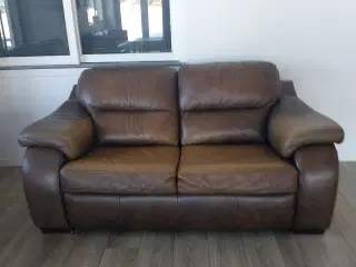 Læder sofaer  og sofa bord