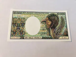 10000 Francs Central African Republic 1983 N