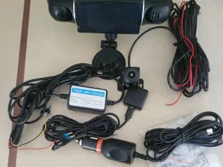 Videoregistrator til bil med 4 kameraer og GPS