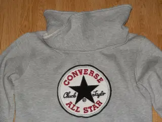 Grå Converse All Star Logo Sweatshirt str. L