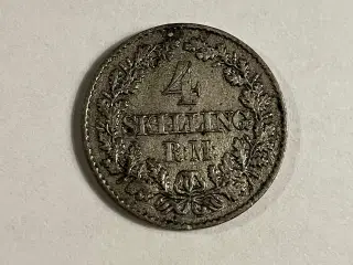 4 Skilling 1871 Danmark