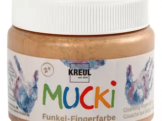 Mucki Fingermaling, metal guld, 150ml/ 1 ds.