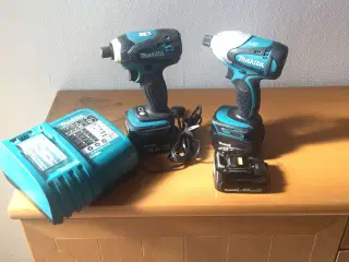 Makita slagskruetækker 2 stk 14.4volt 