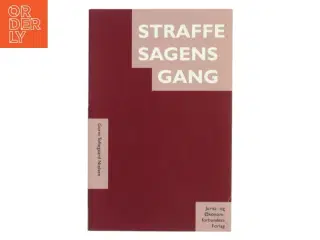 Straffesagens gang af Gorm Toftegaard Nielsen (Bog)