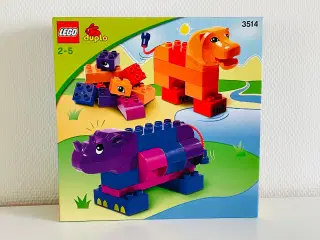 LEGO DUPLO 3514 – Byggesæt med løve og næsehorn 