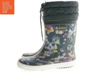 Blomstrede gummistøvler (str. 30)