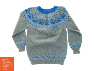 Strikket sweater (str. 40 x, 54 cm ærme 39 cm)