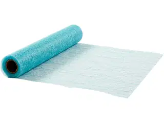 Elegant Turkis Bordløber 30 cm x 10 m i Polyester