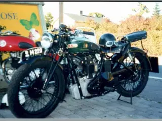 Motorcykel  BSA -  Foto 15 x 10 cm.
