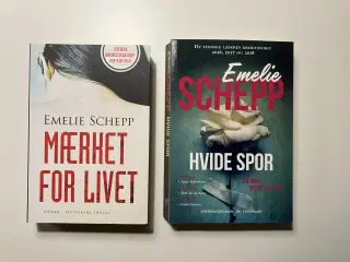 Mærket for livet + Hvide spor (2 bøger). Af  Emeli