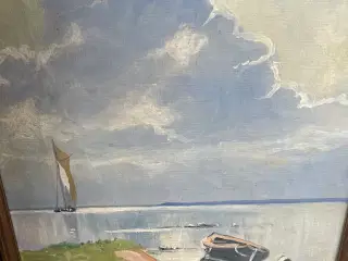 Maleri af h birk