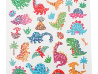 Stickers, dino, ark 15x16,5 cm, 1 ark