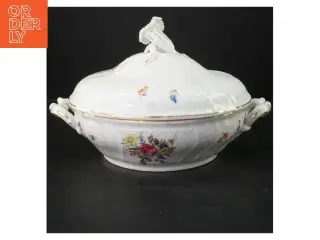 Porcelænssuppegryde med låg fra H&C (str. Ø 22,5 cm)