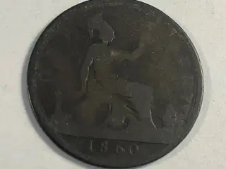 One Penny 1860 England