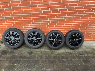 14”komplet sæt med næsten nye vinterdæk 4x100