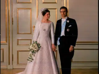 Prinsesse Margrethe og Prins Henriks Bryllup - Royal Collection u/n - 12x17 cm.  - Ubrugt