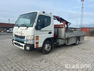 Lastbil Fuso Canter 7C15 Eco Hybrid med kran