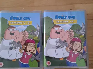 Family Guy Sæson 1 - 16 DVD bytte/Salg
