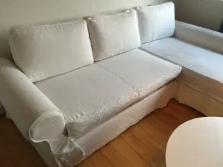 Ikea sovesofa råhvid 