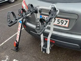 Cykel holder til 3 stks med nummerplade holder